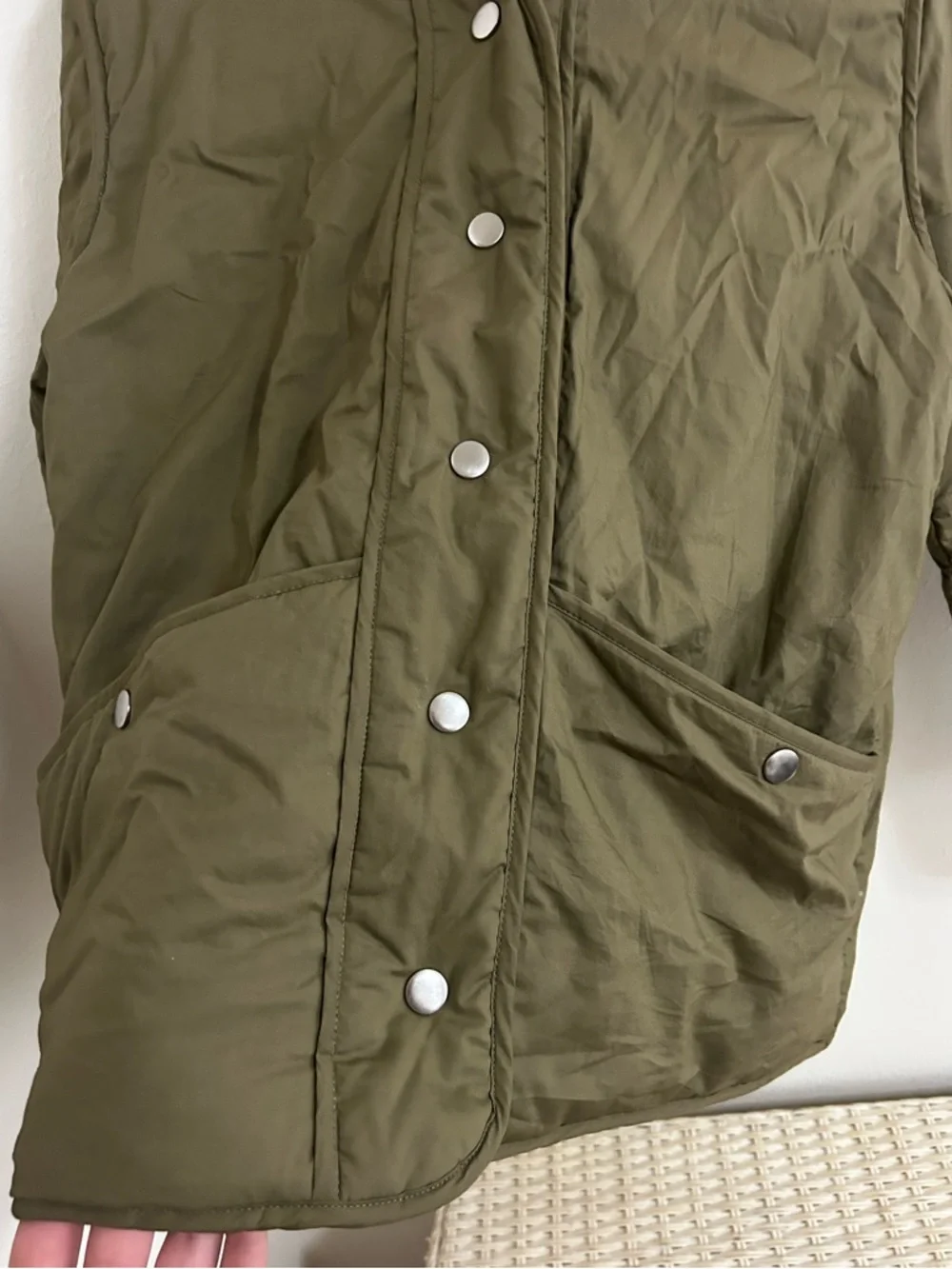 Rails Willey padded green lightweight jacket